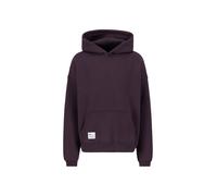 ALPHA INDUSTRIES Sweat-shirt aubergine / blanc, Taille S