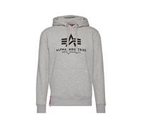 Alpha Industries Basic Hoodie Gris L Homme
