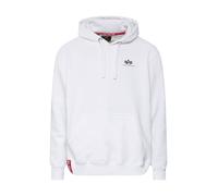 ALPHA INDUSTRIES Sweat-shirt 'Basic' noir / blanc, Taille S