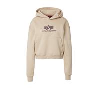ALPHA INDUSTRIES Sweat-shirt beige / aubergine, Taille XL