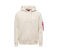 Alpha Industries Backprint Hoodie pour homme Taille M - Blanc