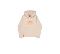 ALPHA INDUSTRIES Sweat-shirt beige / orange, Taille XL