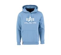 ALPHA INDUSTRIES Sweat-shirt bleu / blanc, Taille M