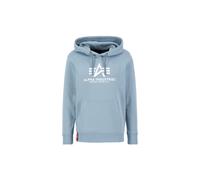 ALPHA INDUSTRIES Sweat-shirt bleu clair / blanc, Taille XXL