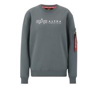 Alpha Industries Alpha Label Sweatshirt pour homme Taille M - Bleu