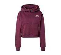 Alpha Industries Basic Small Logo Hoodie pour femme Taille XS - Rouge