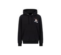 ALPHA INDUSTRIES Sweat-shirt 'Flying Buzz' bleu / orange / noir / blanc, Taille S