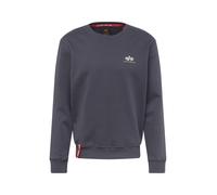 ALPHA INDUSTRIES Sweat-shirt gris foncé / blanc naturel, Taille S