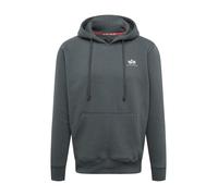 Alpha Industries Basic Small Logo Hoodie pour homme Taille XL - Gris foncé