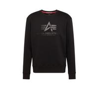 ALPHA INDUSTRIES Sweat-shirt gris / noir, Taille XXL