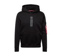 ALPHA INDUSTRIES Sweat-shirt gris / rouge / noir / blanc, Taille XXXL