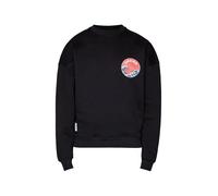 ALPHA INDUSTRIES Sweat-shirt 'Japan Wave Warrior' gris foncé / rouge / noir / blanc, Taille XL
