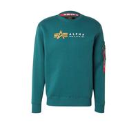 Alpha Industries Alpha Label Sweatshirt pour homme Taille 2XL - Vert