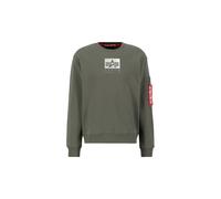 Alpha Industries Satin Logo Sweatshirt pour homme Taille XL - Vert