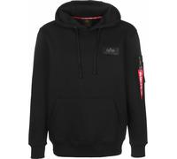 ALPHA INDUSTRIES Sweat-shirt kaki / rouge / noir / blanc, Taille XS