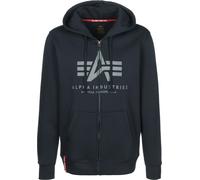 ALPHA INDUSTRIES Sweat-shirt marine / gris / rouge / blanc, Taille L