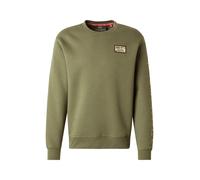 Alpha Industries Camo Sleeve Sweatshirt pour homme Taille M - Vert