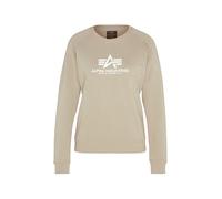 Alpha Industries New Basic Big Logo Sweatshirt pour femme Taille M - Beige