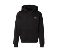 ALPHA INDUSTRIES Sweat-shirt noir / argent / blanc, Taille XXL