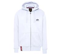Alpha Industries Basic Sl Full Zip Sweatshirt Blanc L Homme