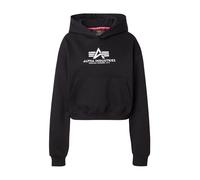 ALPHA INDUSTRIES Sweat-shirt noir / blanc, Taille M