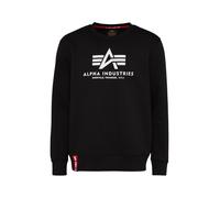 ALPHA INDUSTRIES Sweat-shirt noir / blanc, Taille XXL