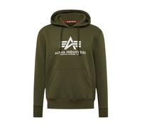 ALPHA INDUSTRIES Sweat-shirt olive / blanc, Taille XS