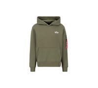 ALPHA INDUSTRIES Sweat-shirt olive / canneberge / blanc, Taille XL