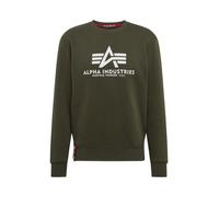 Alpha Industries Basic Big Logo Sweatshirt pour homme Taille L - Vert