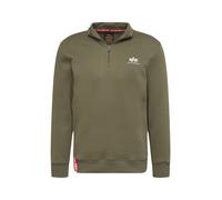 ALPHA INDUSTRIES Sweat-shirt olive / rouge / blanc, Taille M