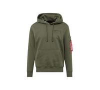 Alpha Industries Back Print Hoodie Vert S Homme