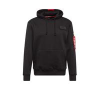ALPHA INDUSTRIES Sweat-shirt 'Red Stripe' rouge / noir / blanc, Taille XL