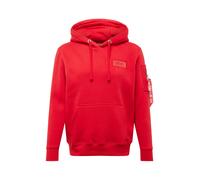 Alpha Industries Back Print Hoodie Rouge M Homme