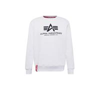 Alpha Industries Basic Big Logo Sweatshirt pour homme Taille L - Blanc