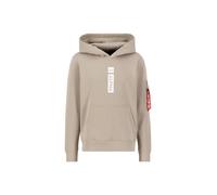 ALPHA INDUSTRIES Sweat-shirt sable / blanc, Taille M