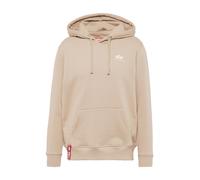 ALPHA INDUSTRIES Sweat-shirt sable / blanc, Taille S