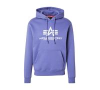 ALPHA INDUSTRIES Sweat-shirt violet / blanc, Taille XXL