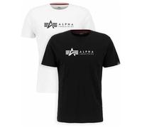 Alpha Industries T-shirt à Manches Courtes Alpha Label 2 Unités