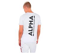 T-shirt Alpha Industries Backprint Blanc M