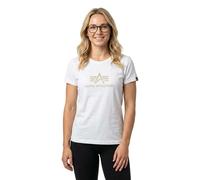 Alpha Industries T-shirt femme Crystal – or rose/argent/blanc – Taille M