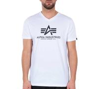 Alpha Industries Basic Short Sleeve V Neck T-shirt Blanc 3XL Homme