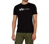 T-shirt Alpha Industries Label T 2 Pack Noir 2XL