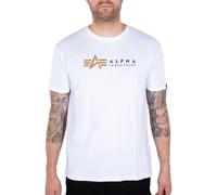 Alpha Industries T-shirt Label T manches courtes Blanc M Homme