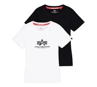 T-shirt femme Alpha Industries New Basic (x2) Noir S