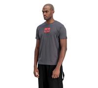 Alpha Industries T-shirt Satin Logo Gris Taille M Homme