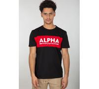 Alpha Industries T-shirt Alpha Inlay T noir/rouge L