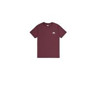 Alpha Industries T-Shirt Basic Small Logo pour Hommes Deep Maroon