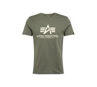 ALPHA INDUSTRIES T-Shirt beige clair / vert, Taille L