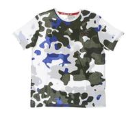 Alpha Industries - T-shirt Blanc à Imprimé Camo - Homme - Tops - Multicolore - Taille: S