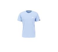 ALPHA INDUSTRIES T-Shirt bleu clair / blanc, Taille S